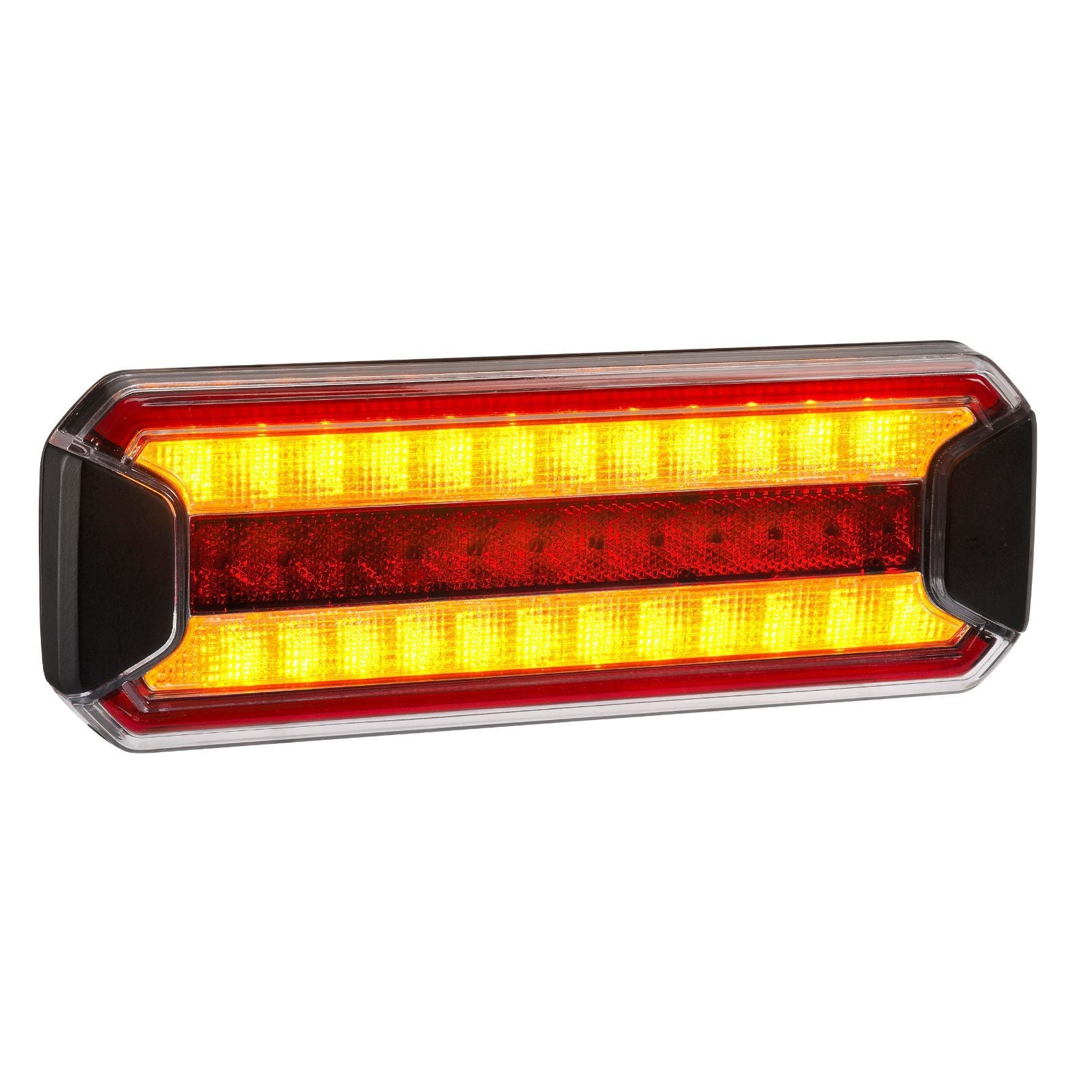 Narva 97202 Model 72 Rear Stop/Tail/Indicator Lamp With In-Built Retro Reflector, With 0.5M Of Cable