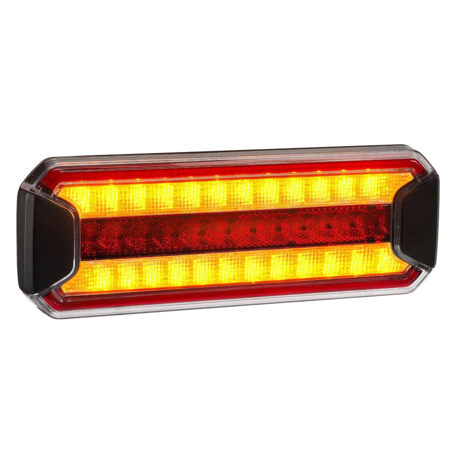 Narva 97202 Model 72 Rear Stop/Tail/Indicator Lamp With In-Built Retro Reflector, With 0.5M Of Cable