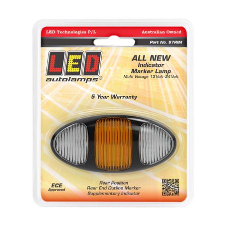 LED Autolamps 97RIM Twin Function Rear Position Supplementary Rear Indicator