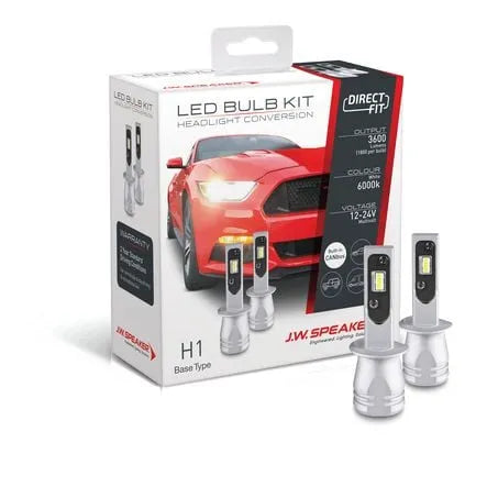 J.W. Speaker 999001 12/24V 6000K H1 DirectFit LED Bulb Kit