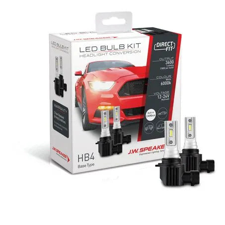 J.W. Speaker 999006 12/24V 6000K HB4 Direct Fit LED Bulb Kit