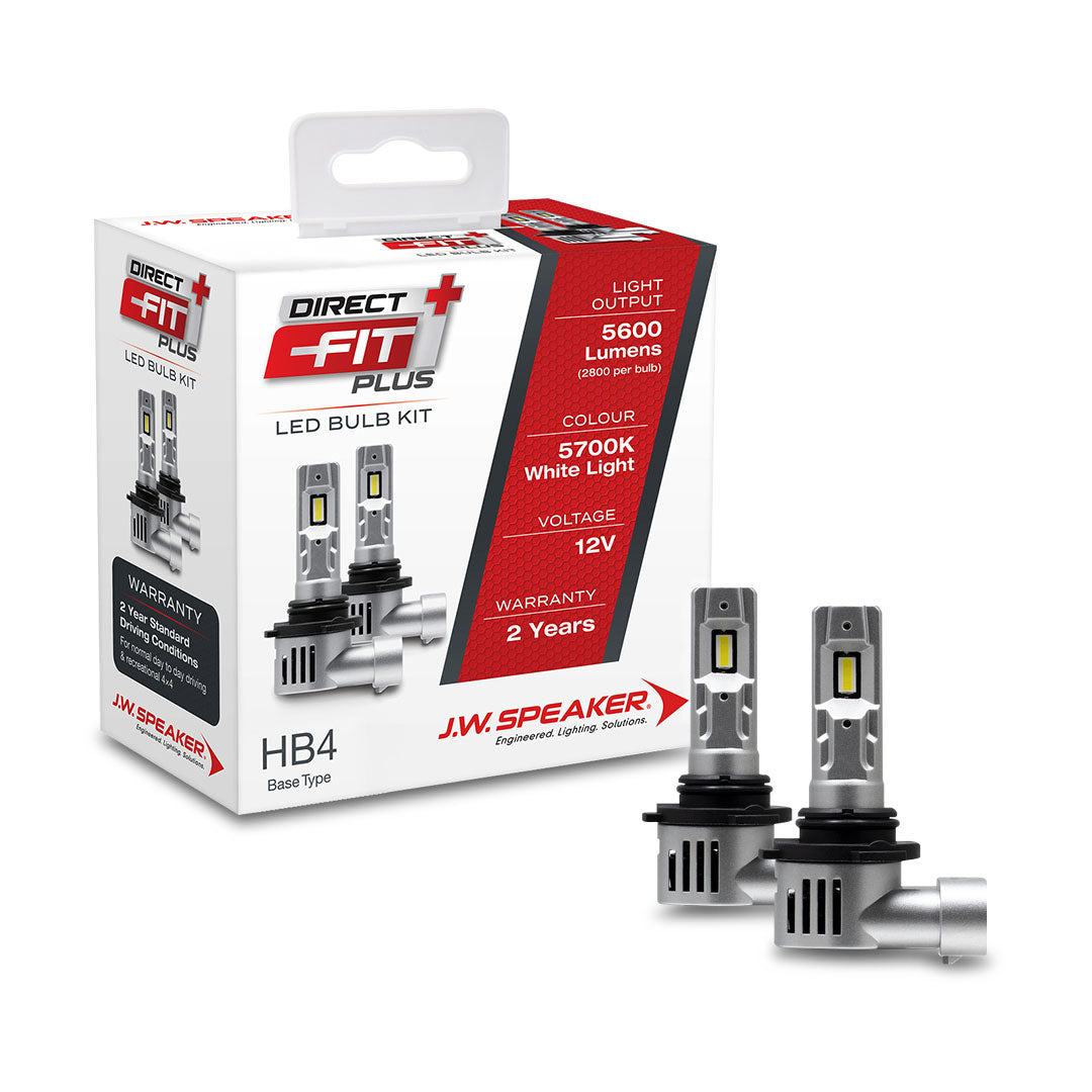 J.W. Speaker 999006DFP HB4 LED Headlight | Direct Fit Plus 12V Hi/Lo Beam 6000K – Ultra-Bright, Plug & Play, Street Legal Upgrade