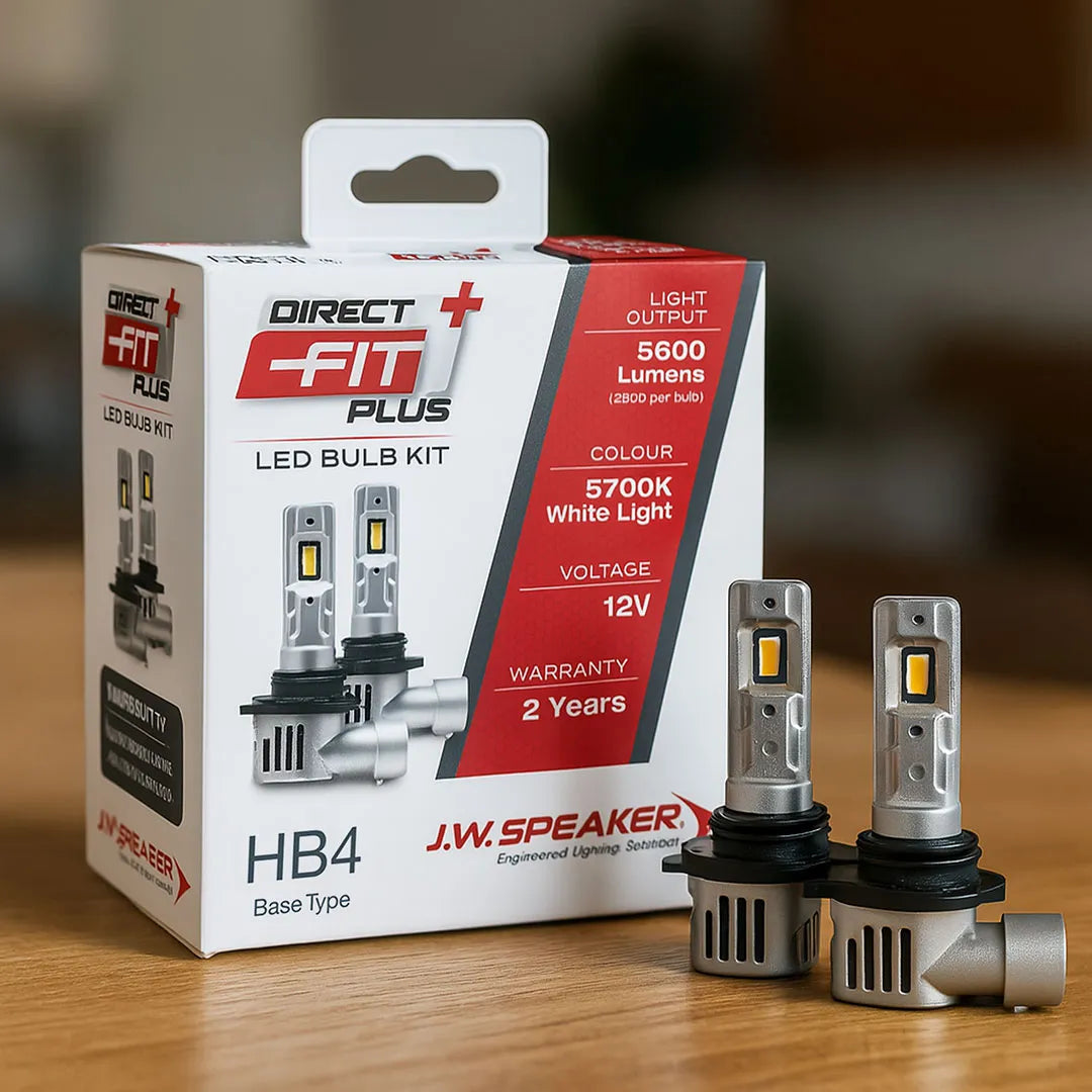 J.W. Speaker 999006DFP HB4 LED Headlight | Direct Fit Plus 12V Hi/Lo Beam 6000K – Ultra-Bright, Plug & Play, Street Legal Upgrade
