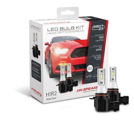 J.W. Speaker 999012 12/24V 6000K HIR2 DirectFit LED Bulb Kit