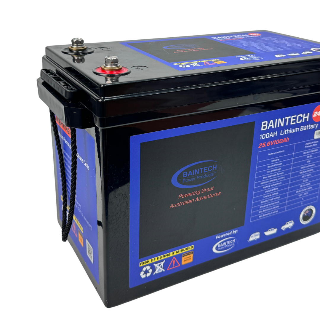 Baintech BTMARINELITH24/100 24V 100Ah Marine Lithium Battery