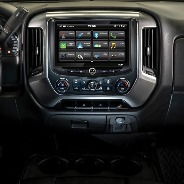 Aerpro AMHGM1K Aerpro AERA10D 10" Multimedia Receiver Suit Chevrolet Silverado & GMC Sierra
