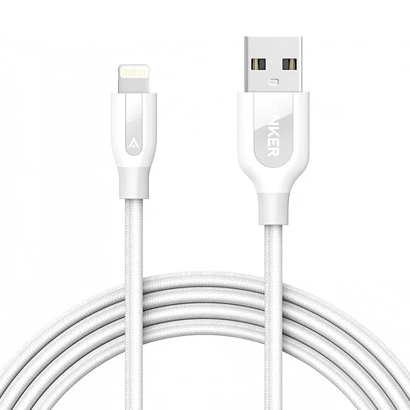 Anker A8122H22 PowerLine+ Lightning 0.9m iPhone/iPad Fast Charging Cable - White