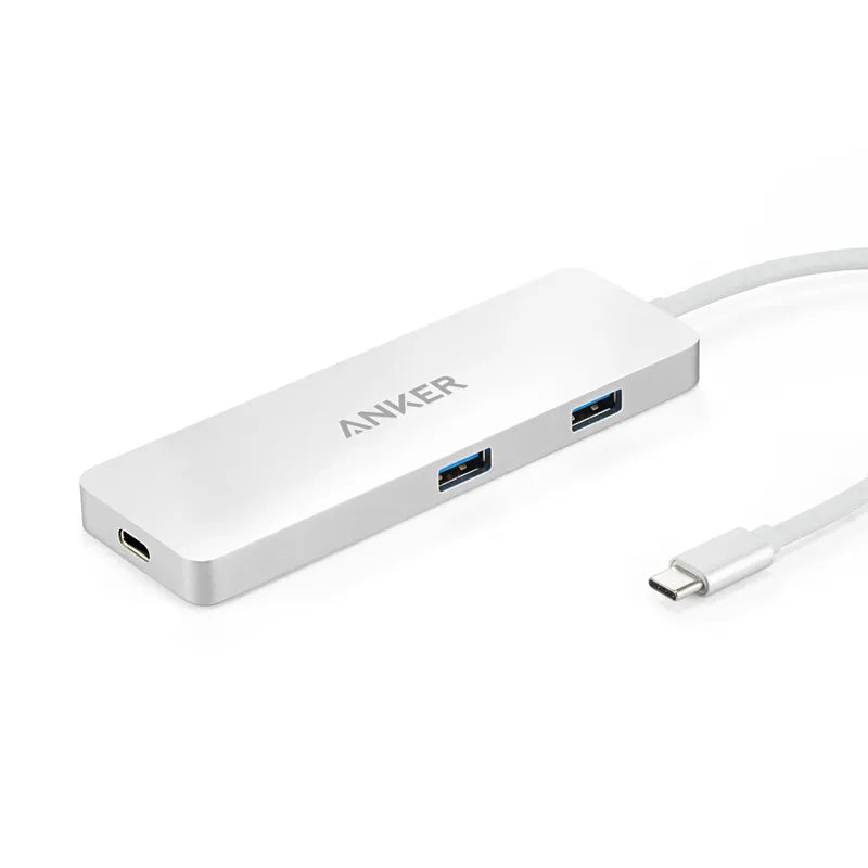 Anker A8342H41 Premium USB-C Hub with HDMI and Power Delivery - Silver