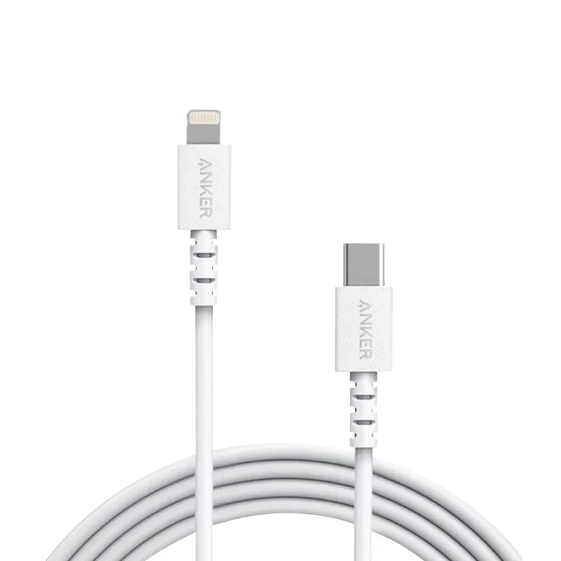 Anker A8612T21 PowerLine Select 0.9m USB-C to Lightning Connector - White