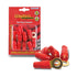 DNA AAC104R 4 Gauge Ring Terminals Red - 10 Pack
