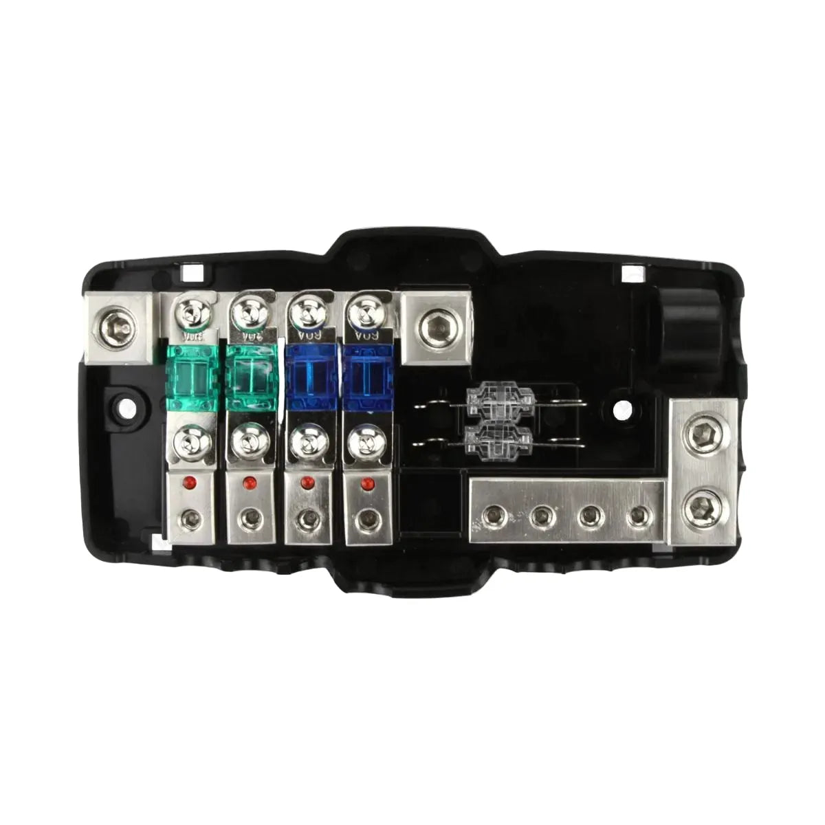 DNA Audio AAF404 4-Way Mini ANL Fuses Distribution Block - Professional Electrical Distribution Solution