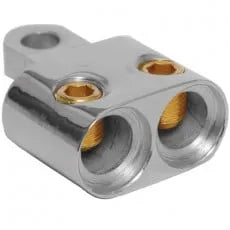 DNA AAL202 Ni Plated Double 0 Gauge Ring Terminal