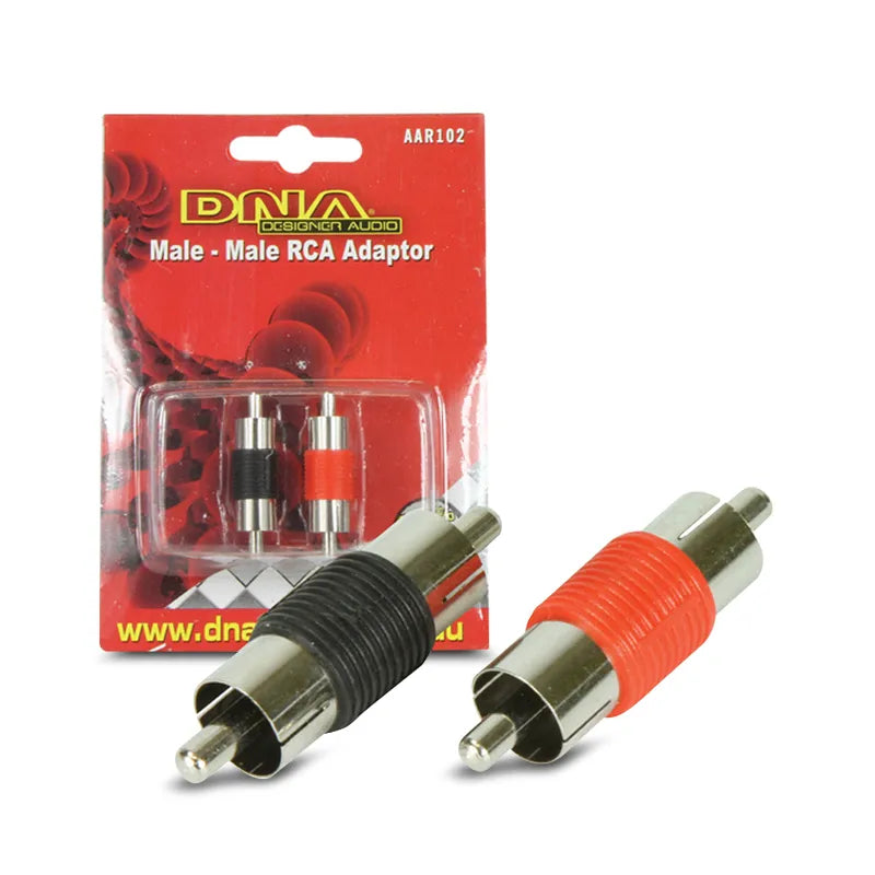 DNA AAR102 Male To Male RCA Joiners - 1 Pack For 2