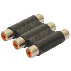 DNA AAR108 3 Female RCA To 3 Female RCA Inline Joiner