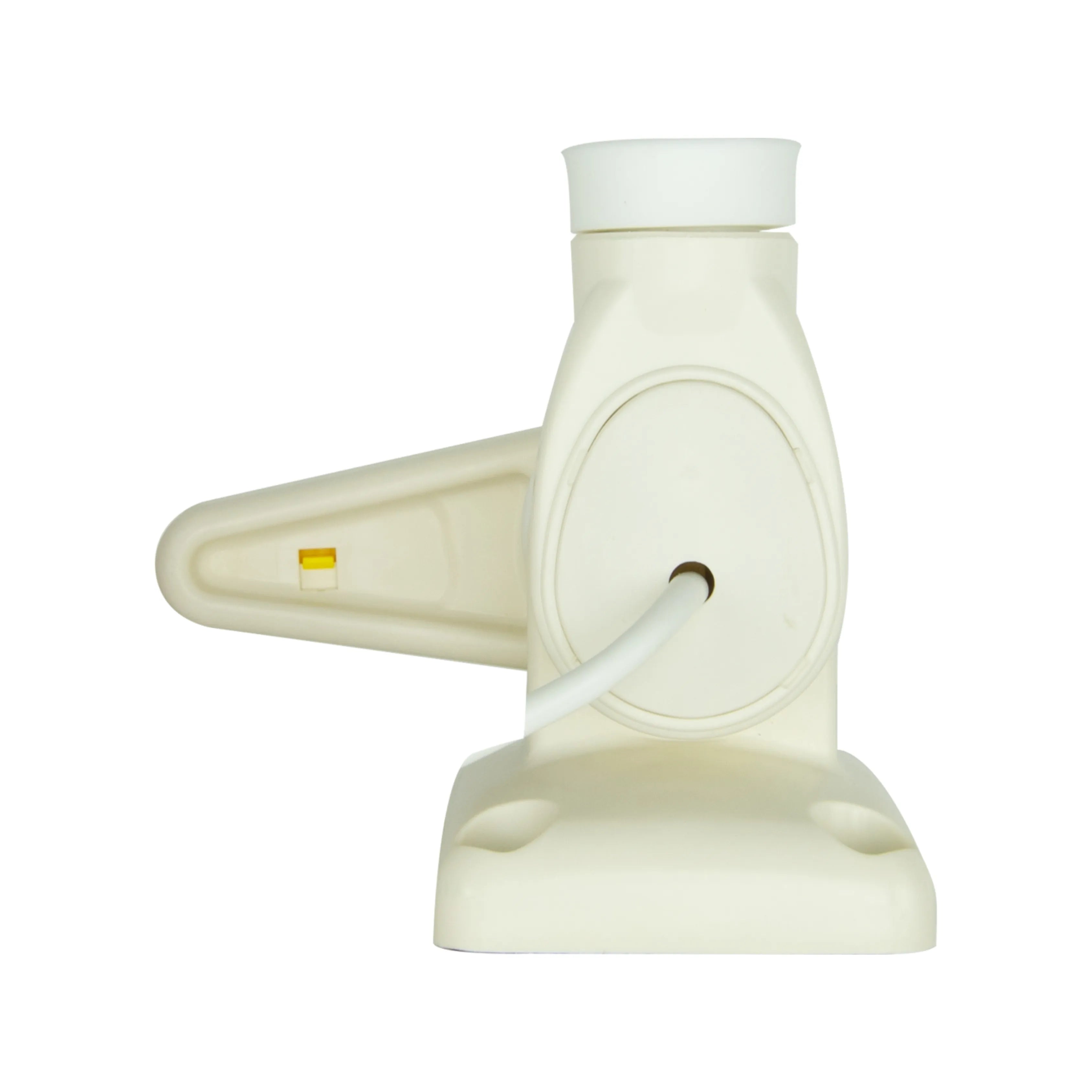 GME ABL013 White Single Swivel Rectangular Antenna Base