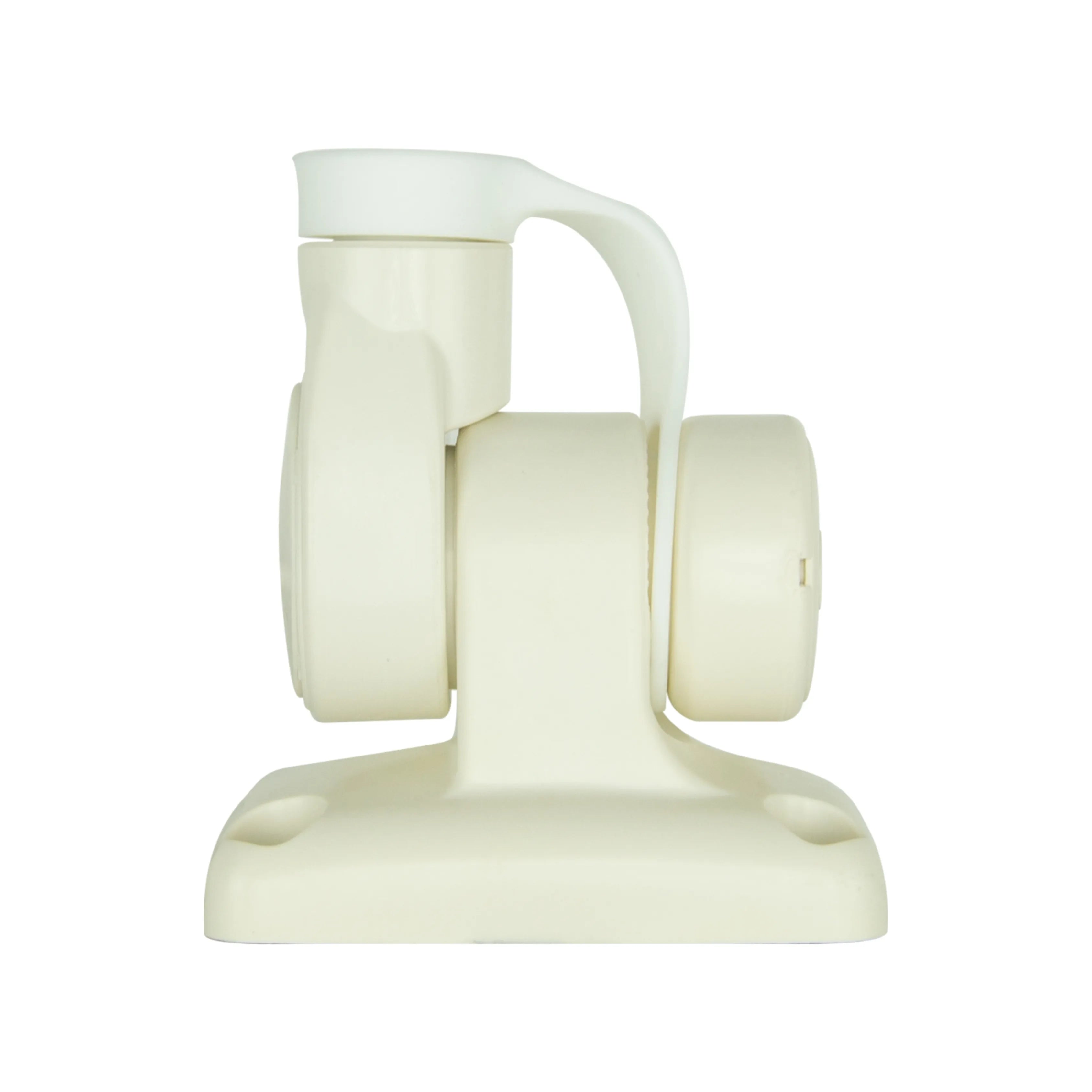 GME ABL013 White Single Swivel Rectangular Antenna Base