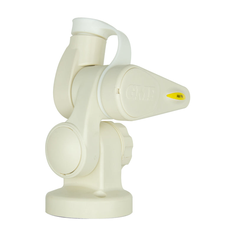 GME ABL014 Double Swivel Round Antenna Base - Suit AW36XX Whips - White