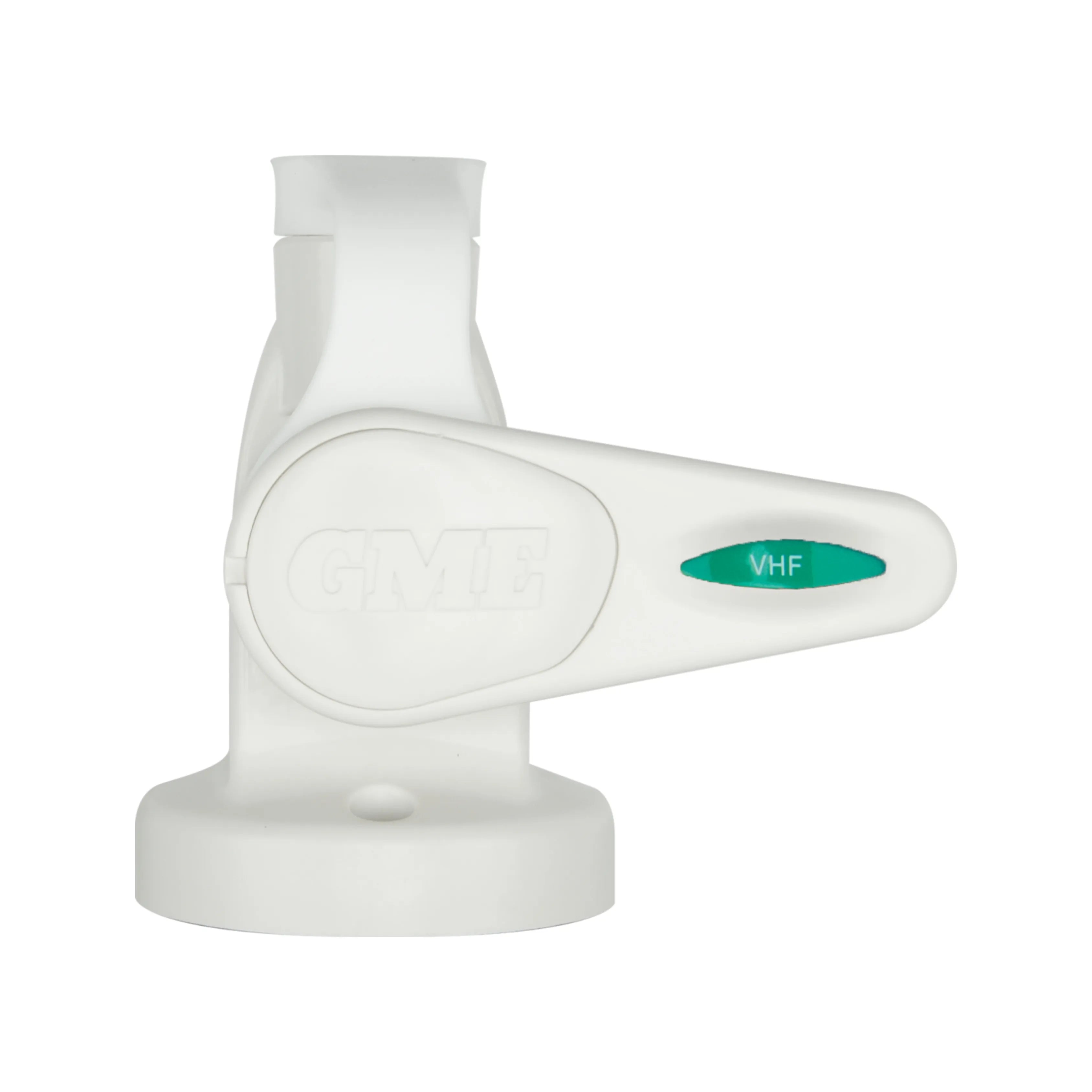 GME ABL015 White Single Swivel Round Antenna Base