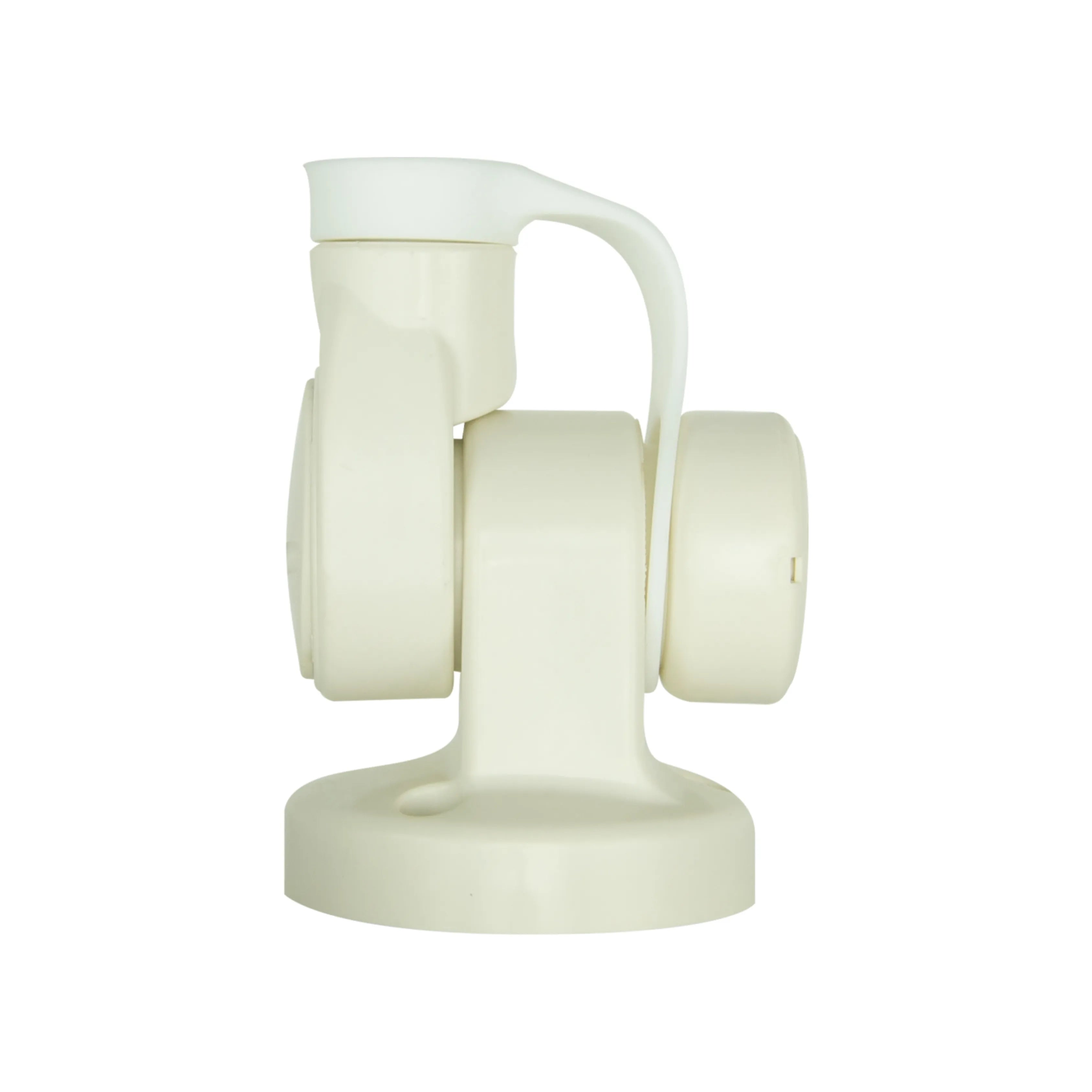 GME ABL015 White Single Swivel Round Antenna Base