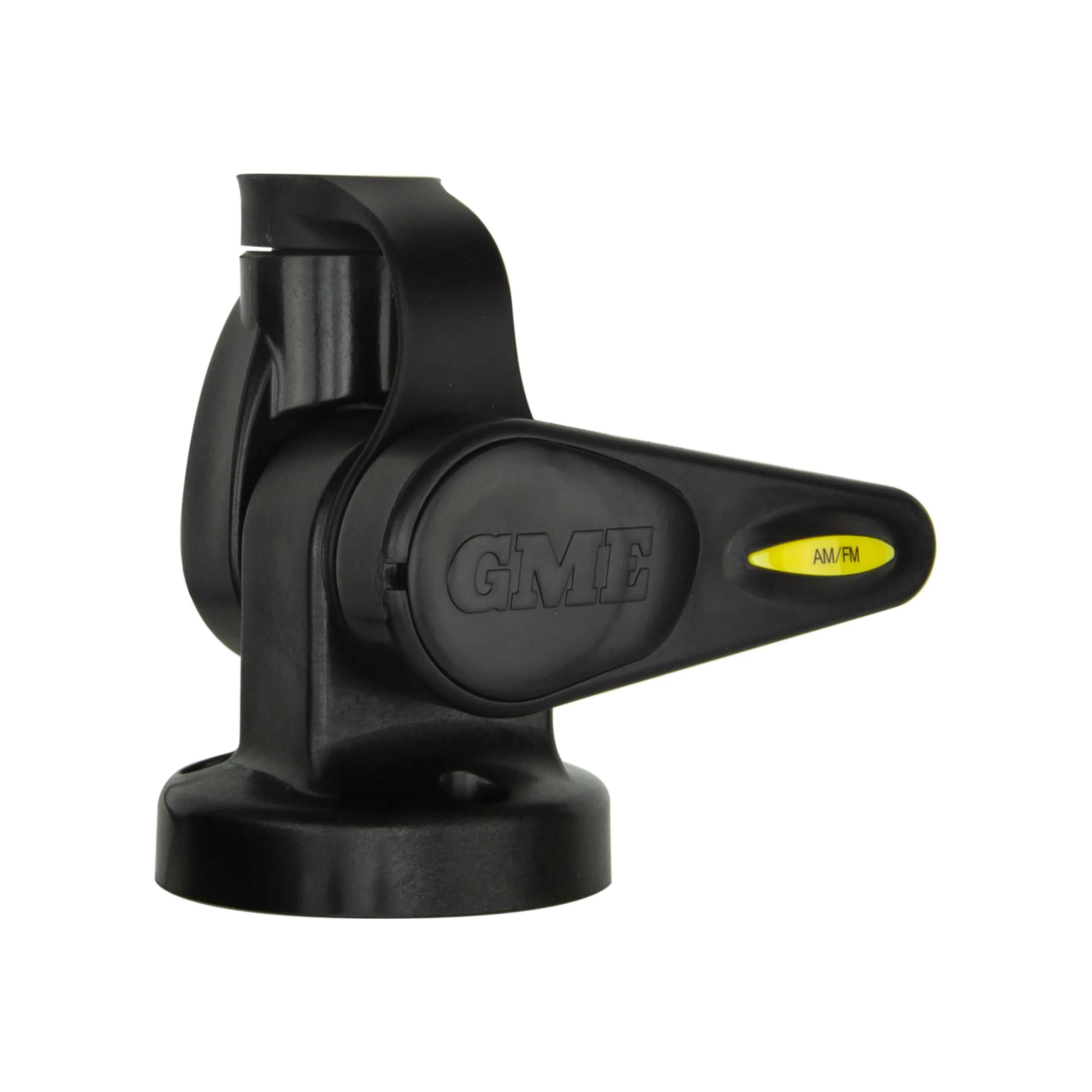 GME ABL015B Single Swivel Round Antenna Base Suit AW36XX Whips Black