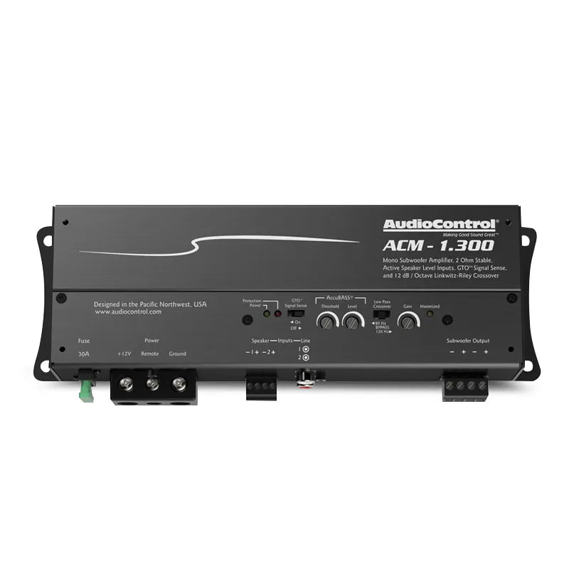 AudioControl AC-ACM-1.300 300 Watts Mono Amplifier With LC2i