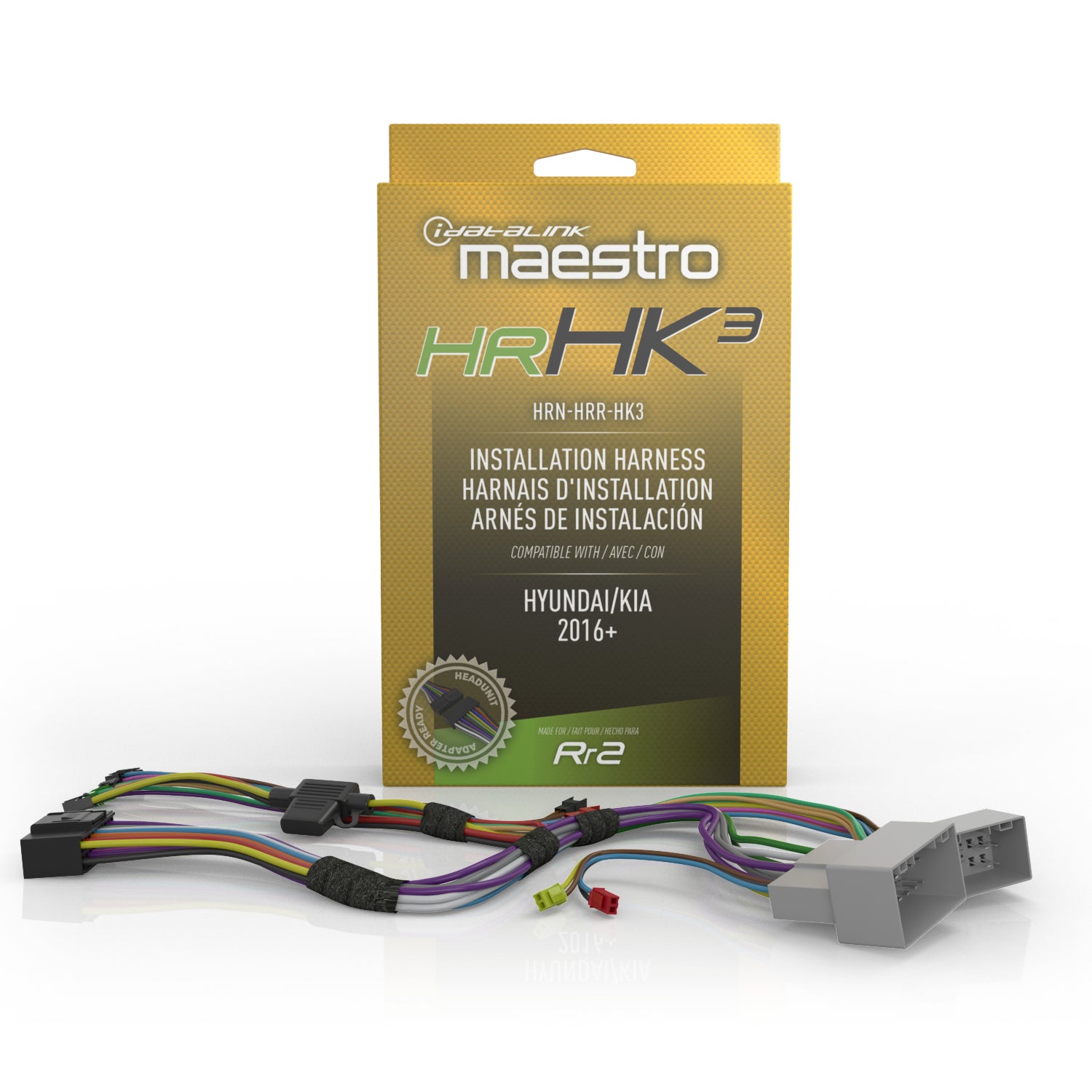iDatalink Maestro HRN-HRR-HK3 | Plug-N'-Play T-Harness For Select 2016 - UP Hyundai & Kia Vehicles
