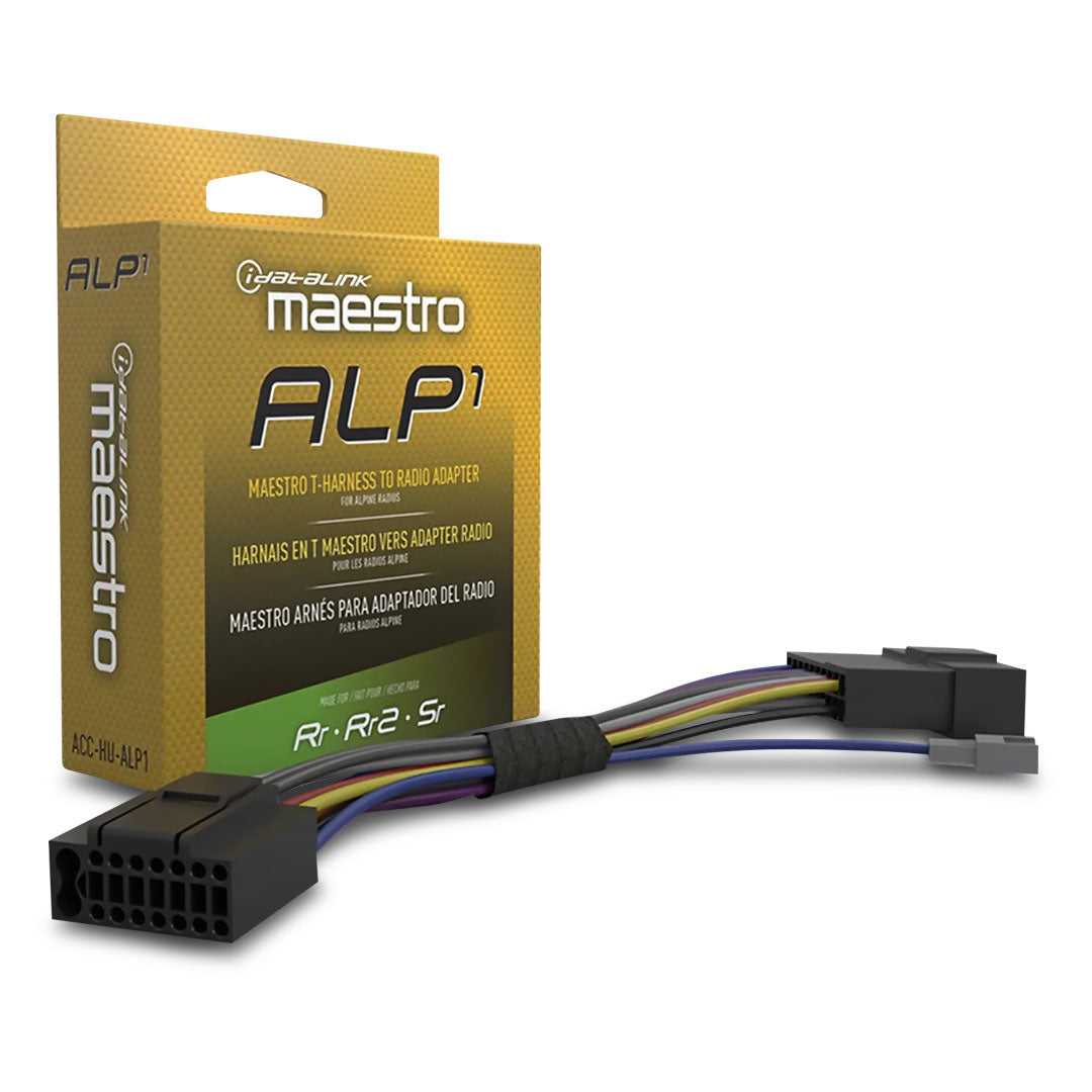 iDatalink Maestro ACC-HU-ALP1 Headunit Adapter Harness Suit Various Alpine Radios (ALP1)