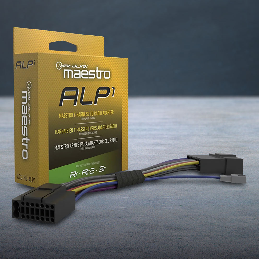 iDatalink Maestro ACC-HU-ALP1 Headunit Adapter Harness Suit Various Alpine Radios (ALP1)