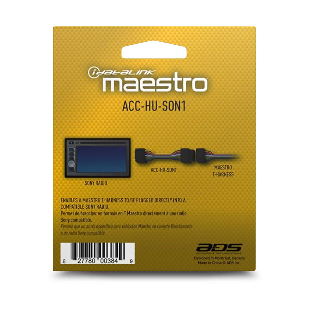 iDatalink Maestro ACC-HU-SON1 | Head Unit Adapter Harness | For Sony Radios