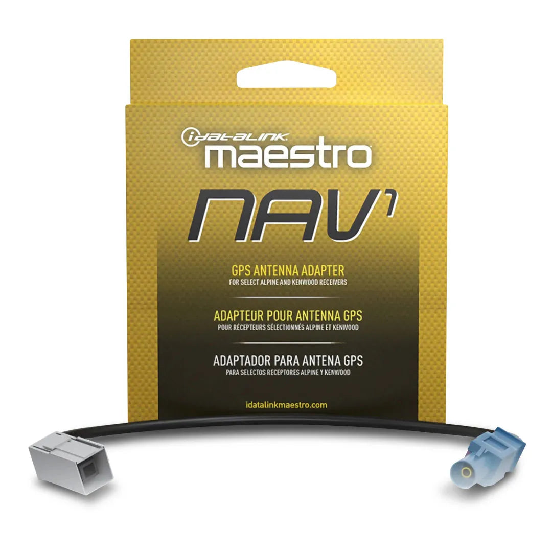 iDatalink Maestro ACC-NAV1 GPS Antenna Adapter Suit Select Alpine & Kenwood Receivers (NAV1)