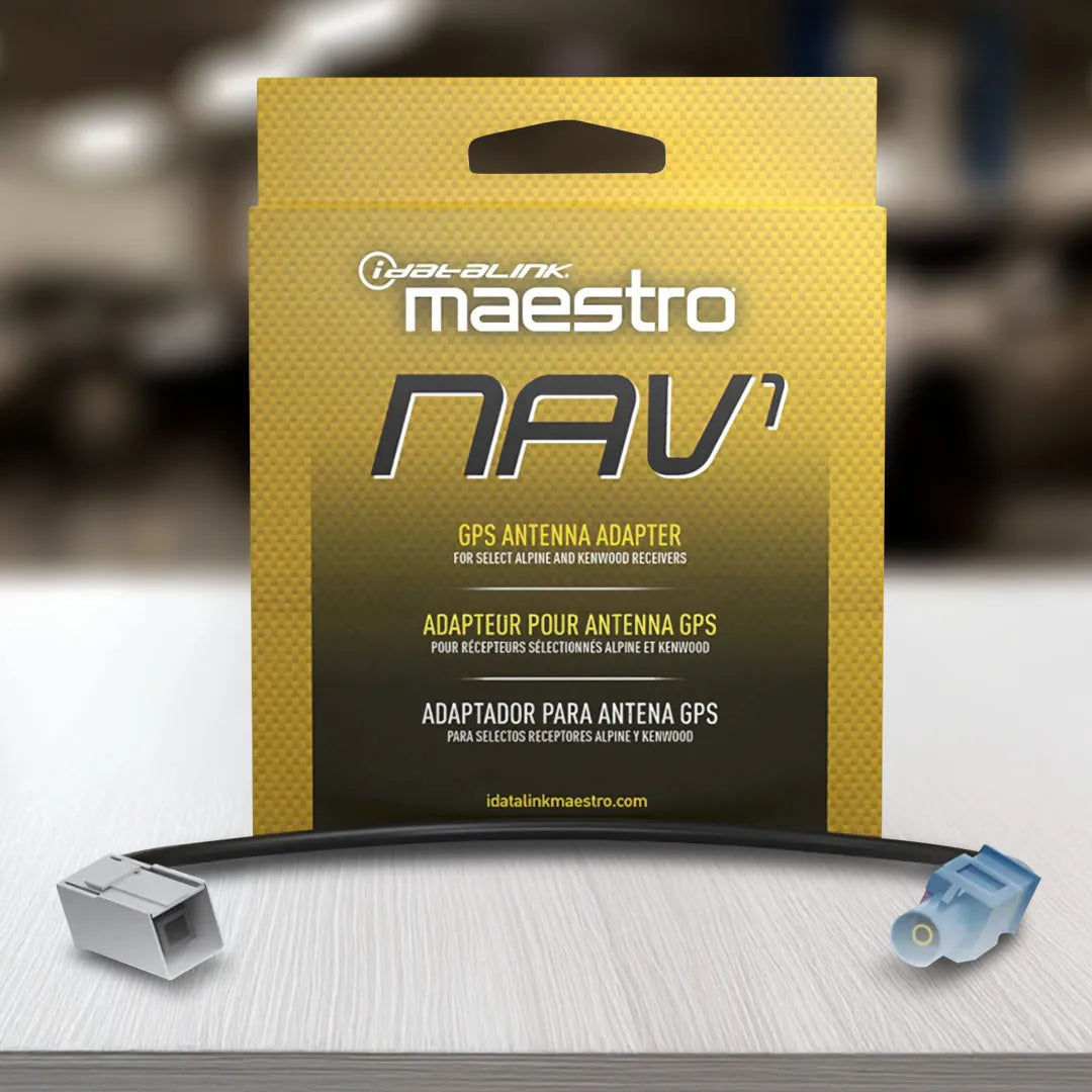 iDatalink Maestro ACC-NAV1 GPS Antenna Adapter Suit Select Alpine & Kenwood Receivers (NAV1)
