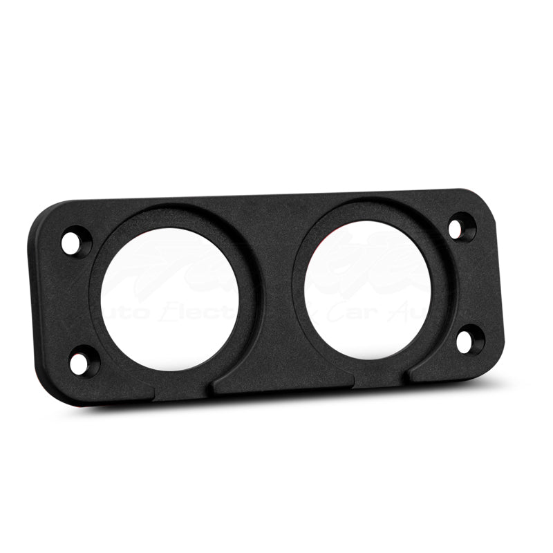 STEDI ACCFLSH-MNT-2 Twin 4x4 USB/Volt Meter Dash Flush Mount Plate