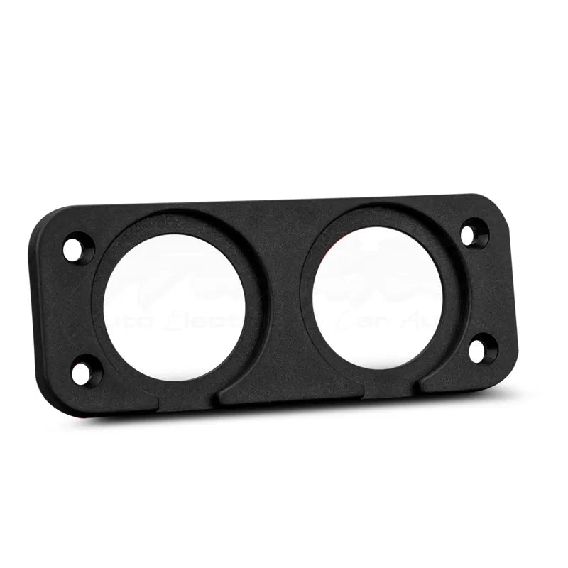 STEDI ACCFLSH-MNT-2 Twin 4x4 USB/Volt Meter Dash Flush Mount Plate