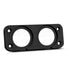 STEDI ACCFLSH-MNT-2 Twin 4x4 USB/Volt Meter Dash Flush Mount Plate