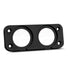 STEDI ACCFLSH-MNT-2 Twin 4x4 USB/Volt Meter Dash Flush Mount Plate