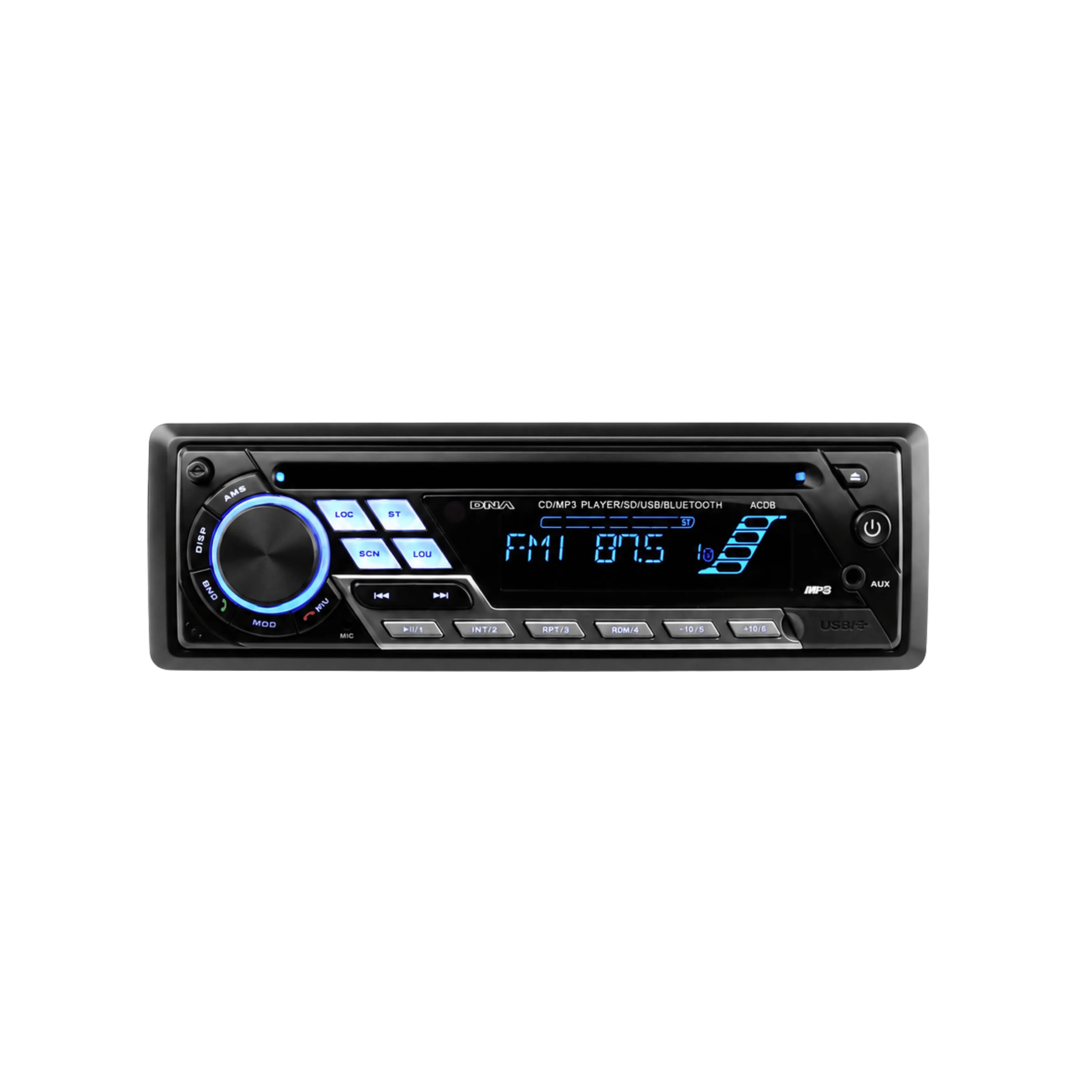 DNA ACD8 Single DIN CD/MP3 Player with Bluetooth, SD, USB and AUX Inputs