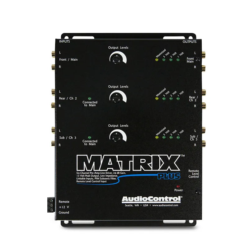 AudioControl AC-MATRIXPLUS 6-Channel Line Driver With Optional Level Control