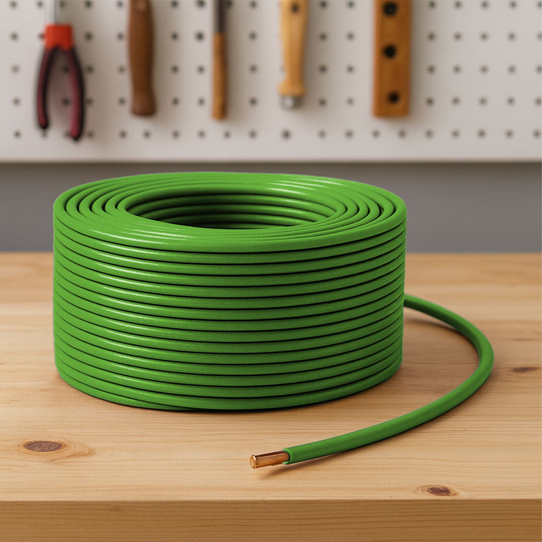 OEX ACX0557/100 | 2mm Single Core Automotive Cable Green 100m Roll