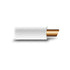 OEX ACX0559/100 2mm Single Core Automotive Cable, White - 100m Roll