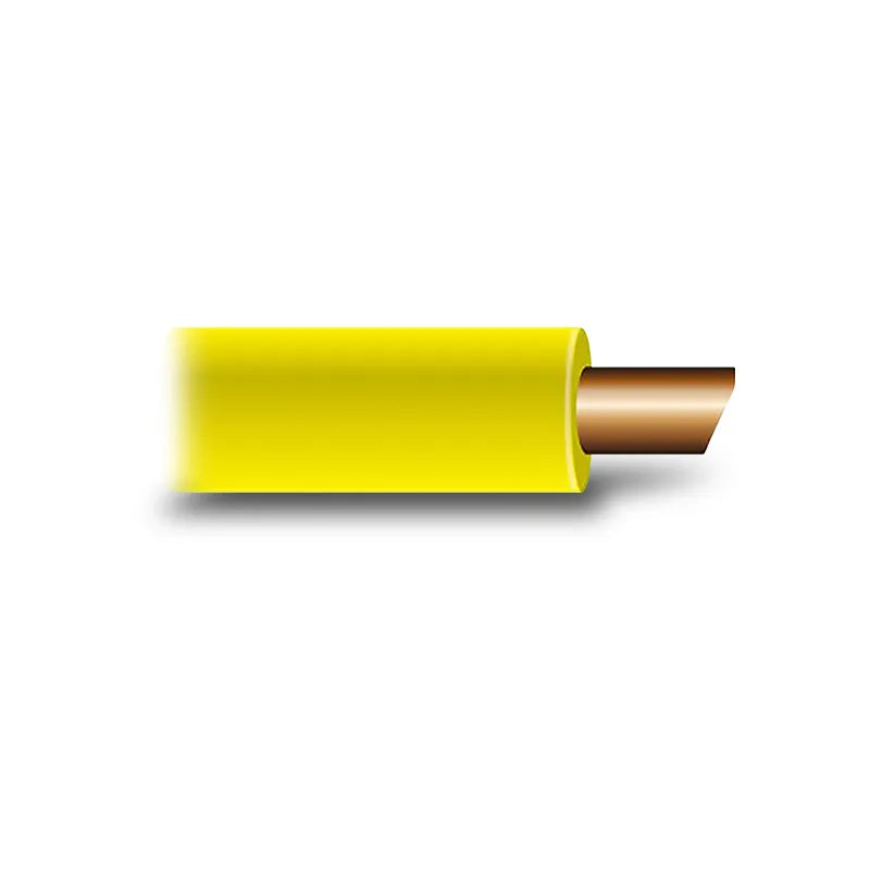 OEX ACX0562/100 2mm Single Core Automotive Cable, Yellow - 100m Roll
