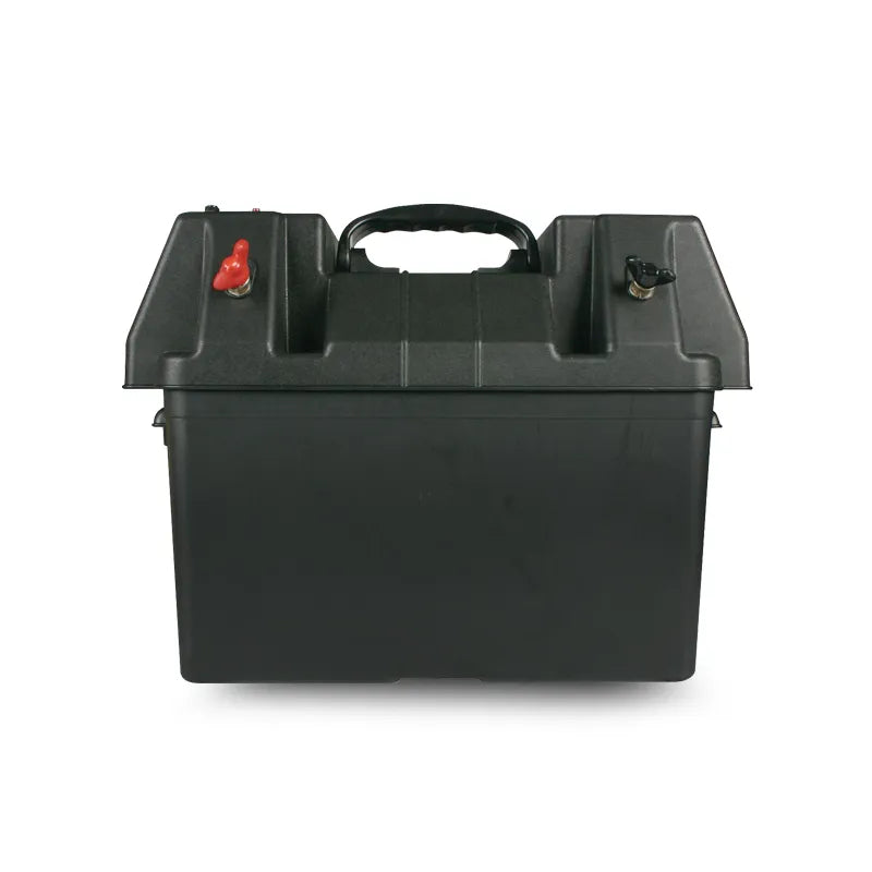 OEX ACX0678 Plastic Battery Box With Power Outlets (340 x 200 x 200mm)