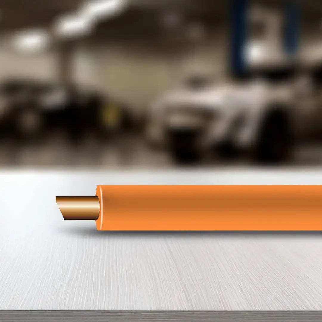 OEX ACX0707L | 3mm  Automotive Cable | Single Core Orange 100m Roll