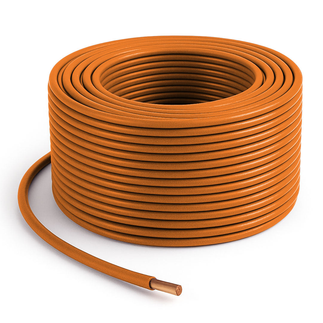 OEX ACX0730L 4mm Single Core Automotive Cable Orange 100m Roll