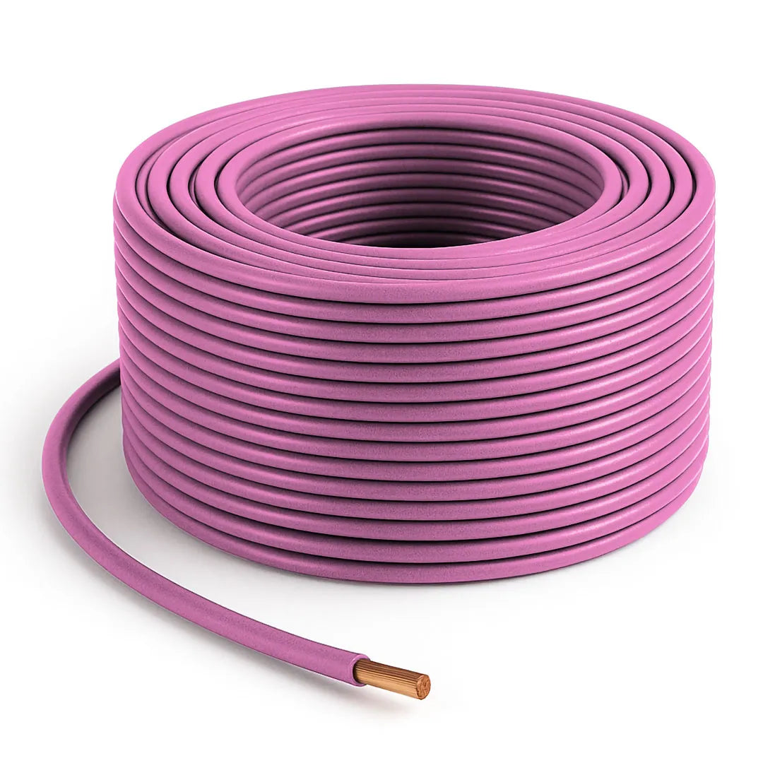 OEX ACX0731L 4mm Single Core Automotive Cable Pink 100m Roll