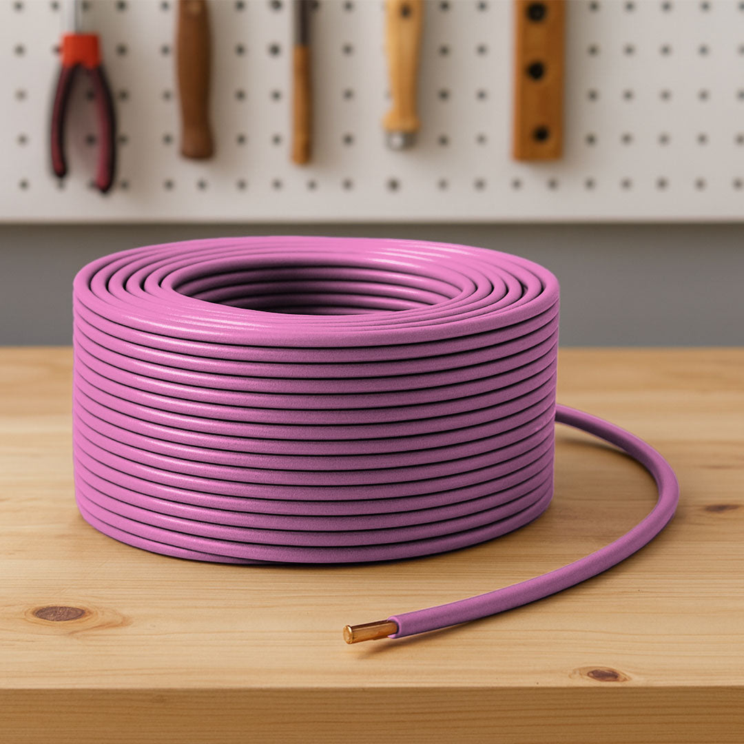 OEX ACX0731L | 4mm Single Core Automotive Cable Pink 100m Roll