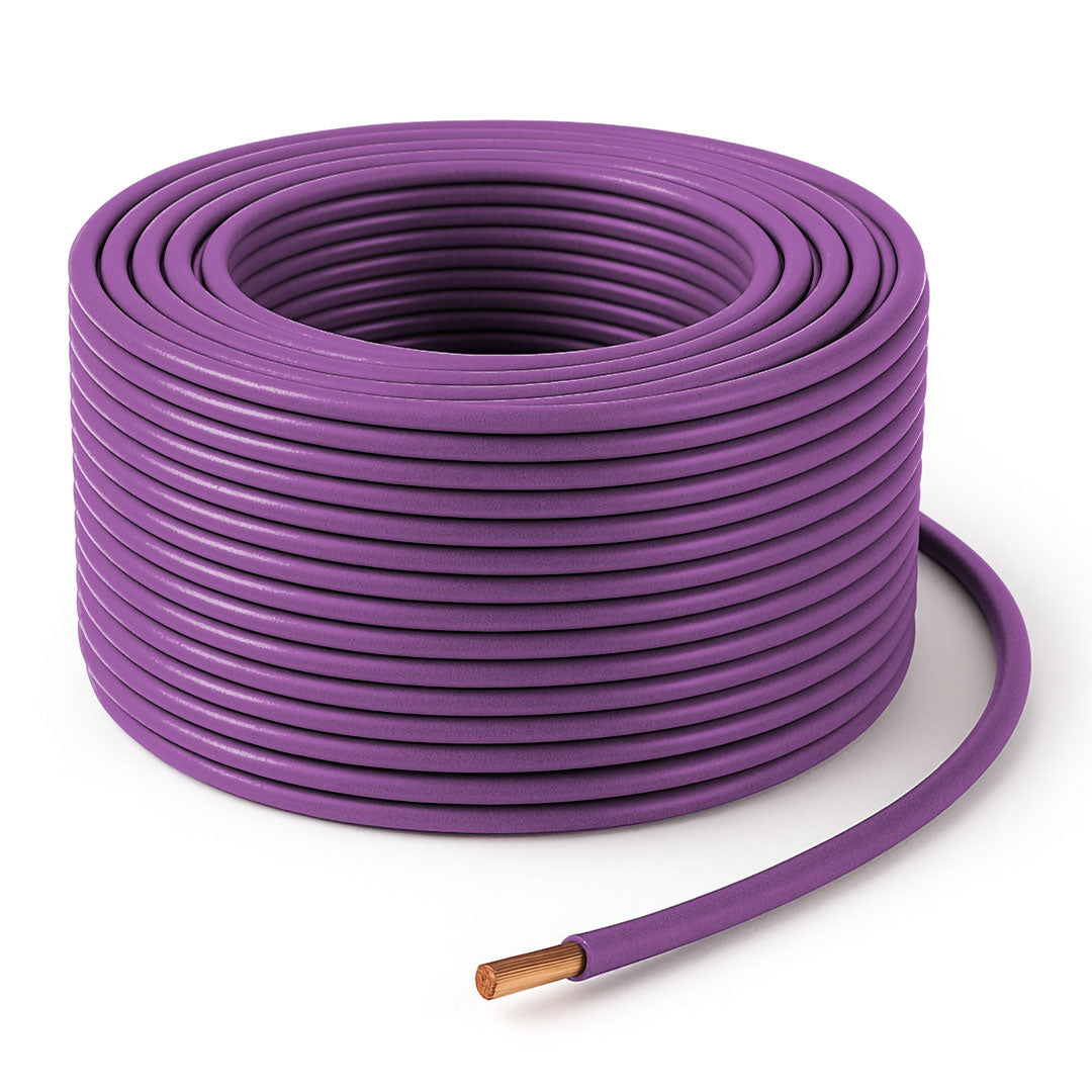 OEX ACX0733L | 4mm Single Core Automotive Cable Violet 100m Roll