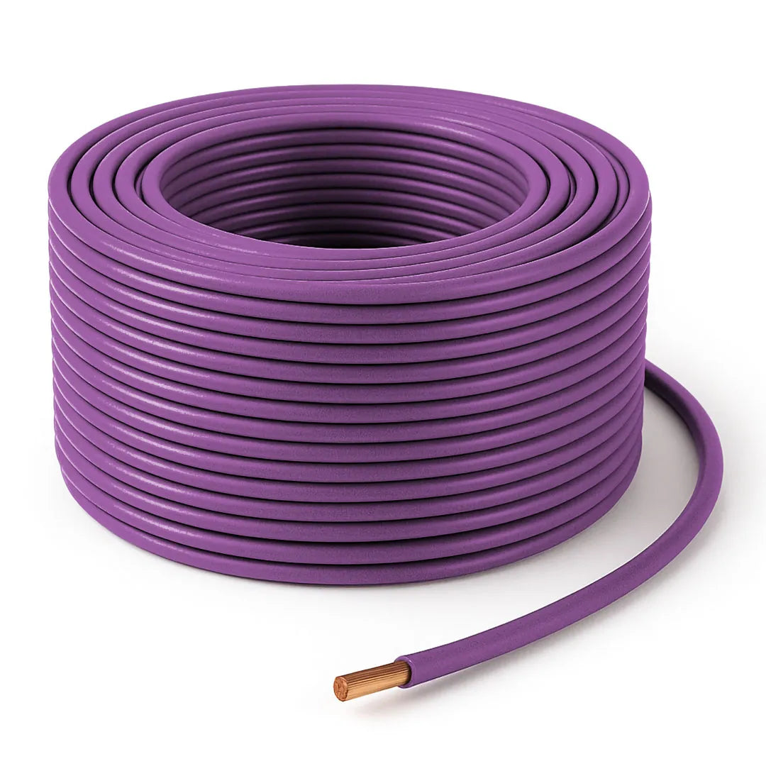 OEX ACX0733L 4mm Single Core Automotive Cable Violet 100m Roll