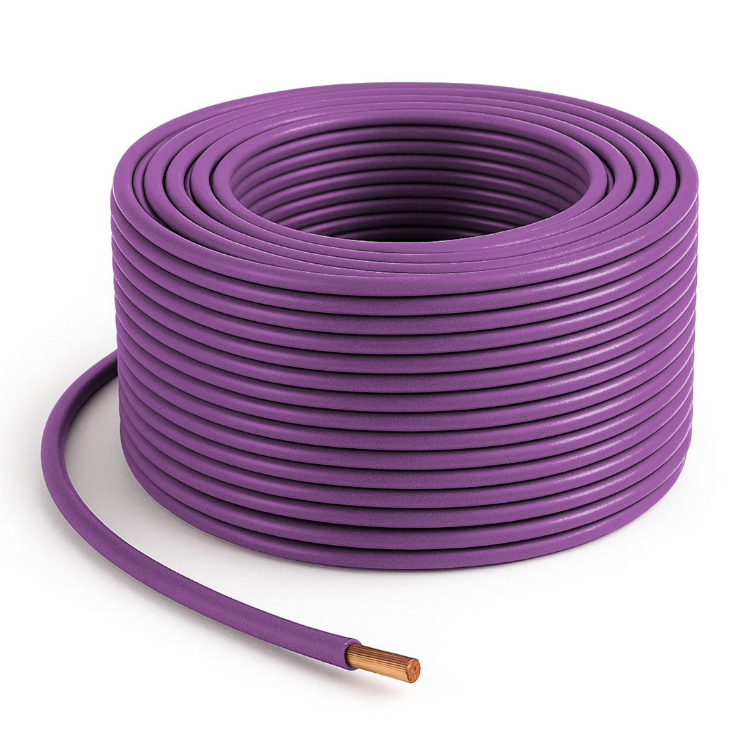 OEX ACX0733L | 4mm Single Core Automotive Cable Violet 100m Roll