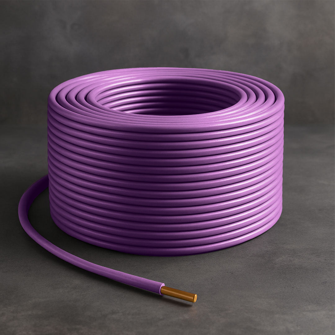 OEX ACX0733L | 4mm Single Core Automotive Cable Violet 100m Roll