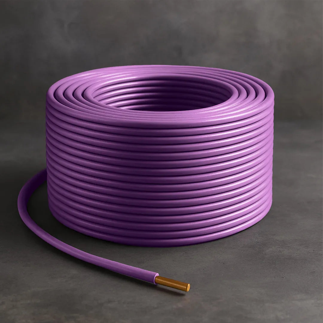 OEX ACX0733L 4mm Single Core Automotive Cable Violet 100m Roll